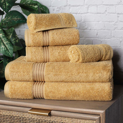 Egyptian Cotton Highly Absorbent Solid Ultra Soft Towel Set Collection