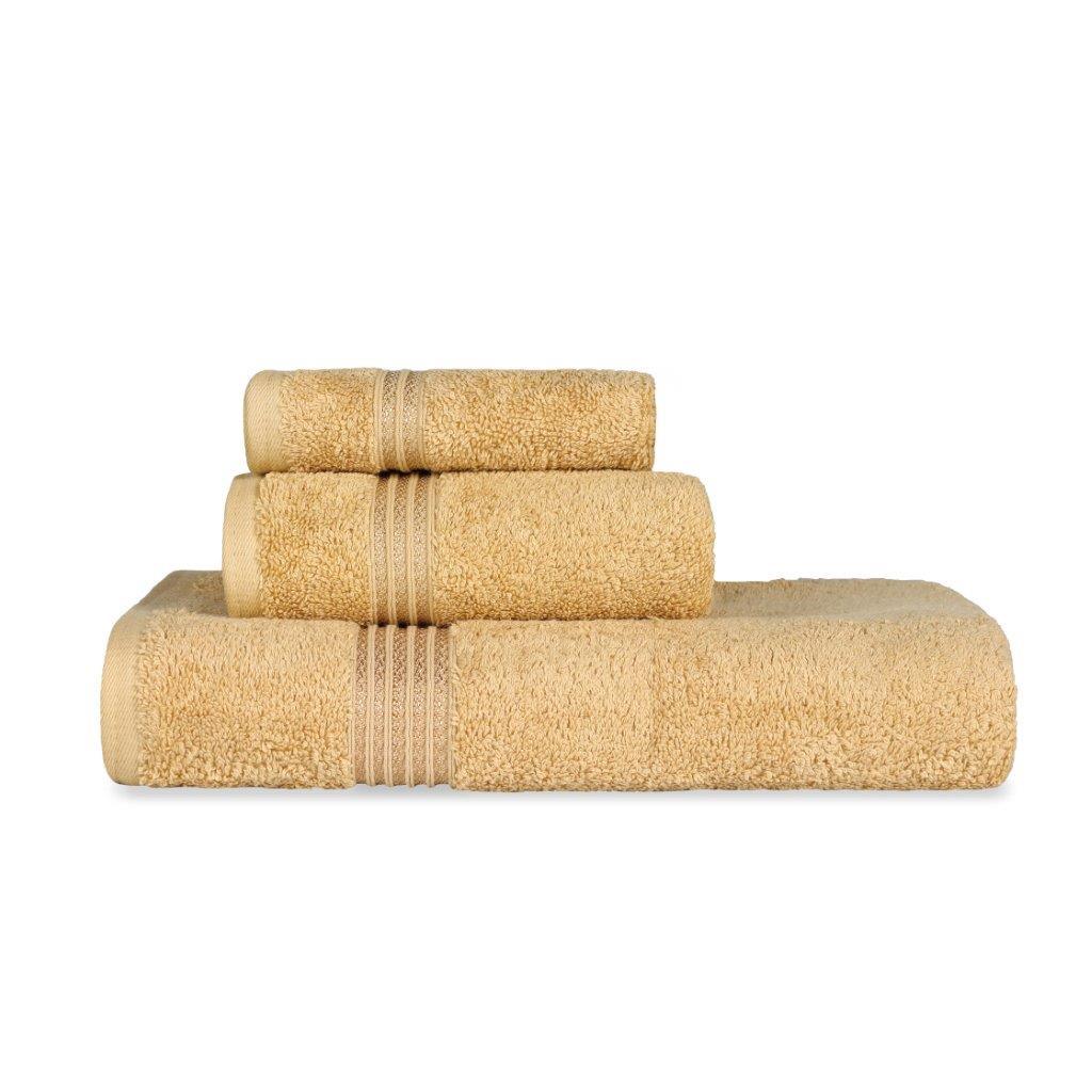 Egyptian Cotton Highly Absorbent Solid Ultra Soft Towel Set Collection