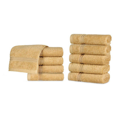 Egyptian Cotton Highly Absorbent Solid Ultra Soft Towel Set Collection