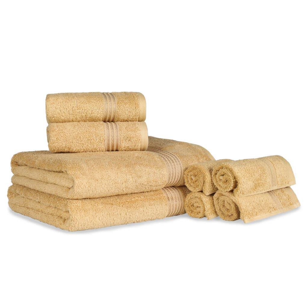 Egyptian Cotton Highly Absorbent Solid Ultra Soft Towel Set Collection