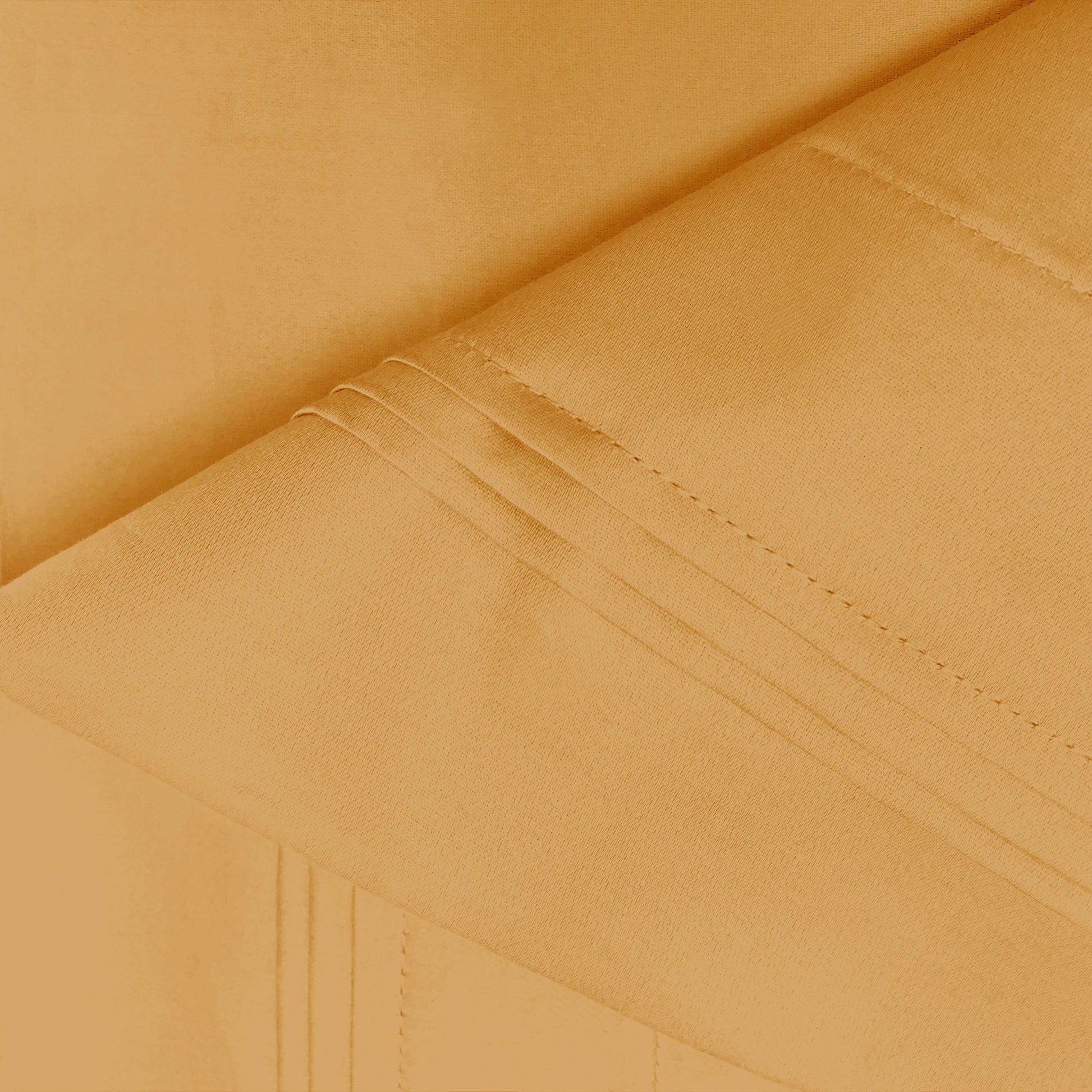 Premium 650 Thread Count Egyptian Cotton Solid Pillowcase Set - Gold