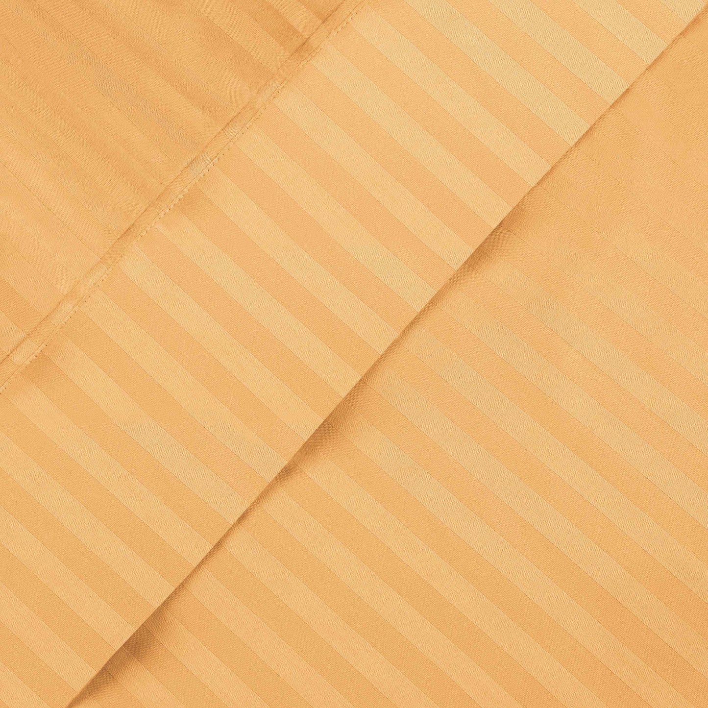 Superior Premium 600 Thread Count Egyptian Cotton Striped Deep Pocket Sheet Set - Gold
