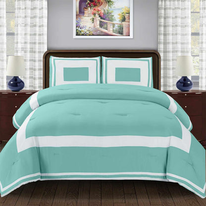 Superior Grammercy Down Alternative Tufted Comforter Set - Teal