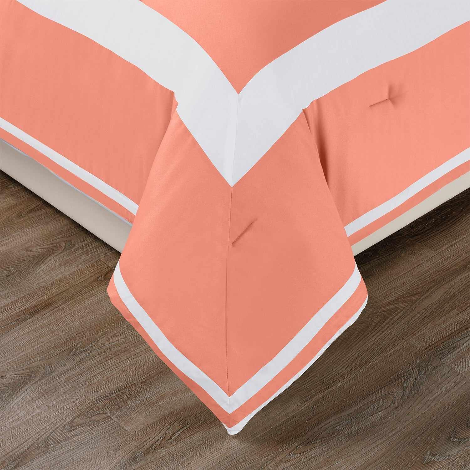 Superior Grammercy Down Alternative Tufted Comforter Set - Coral