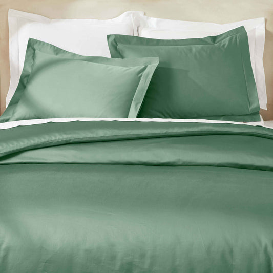 Egyptian Cotton 850 Thread Count Solid Luxury 3 Piece Duvet Cover Set