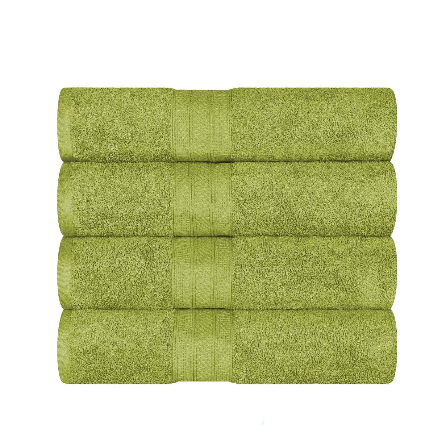Cotton Heavyweight Luxury 4 Piece Bath Towel Set - GreenEssense