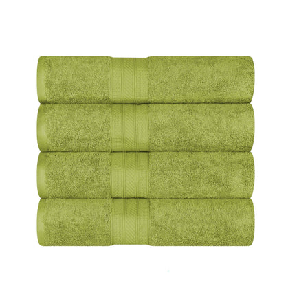 Cotton Heavyweight Luxury 4 Piece Bath Towel Set - GreenEssense