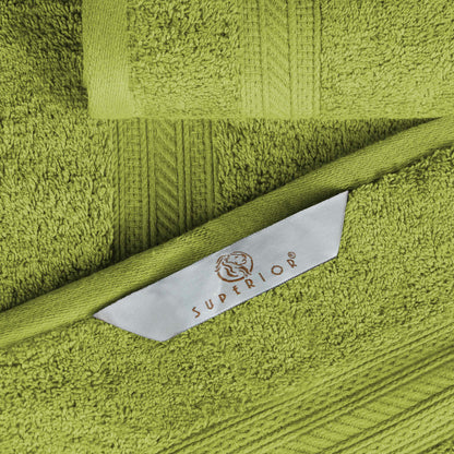 Cotton Heavyweight Absorbent Plush 6 Piece Towel Set - GreenEssense