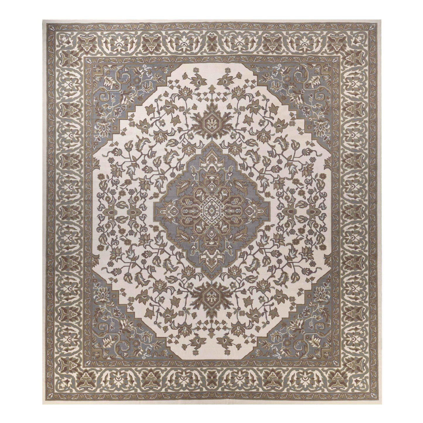 Glendale Traditional Floral Medallion Indoor Area Rug or Runner Rug