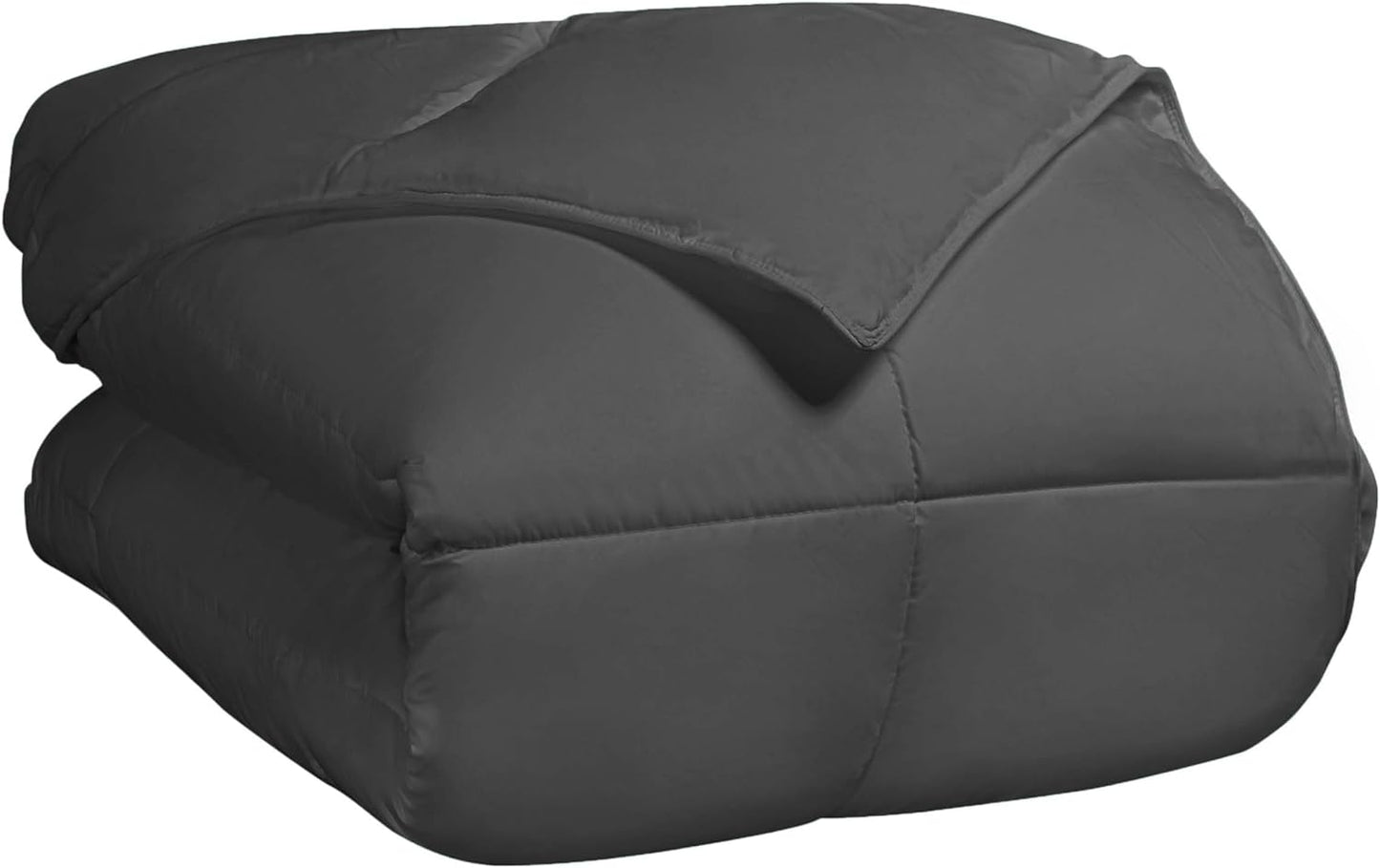 Classic All-Season Reversible Down Alternative Comforter - Gray