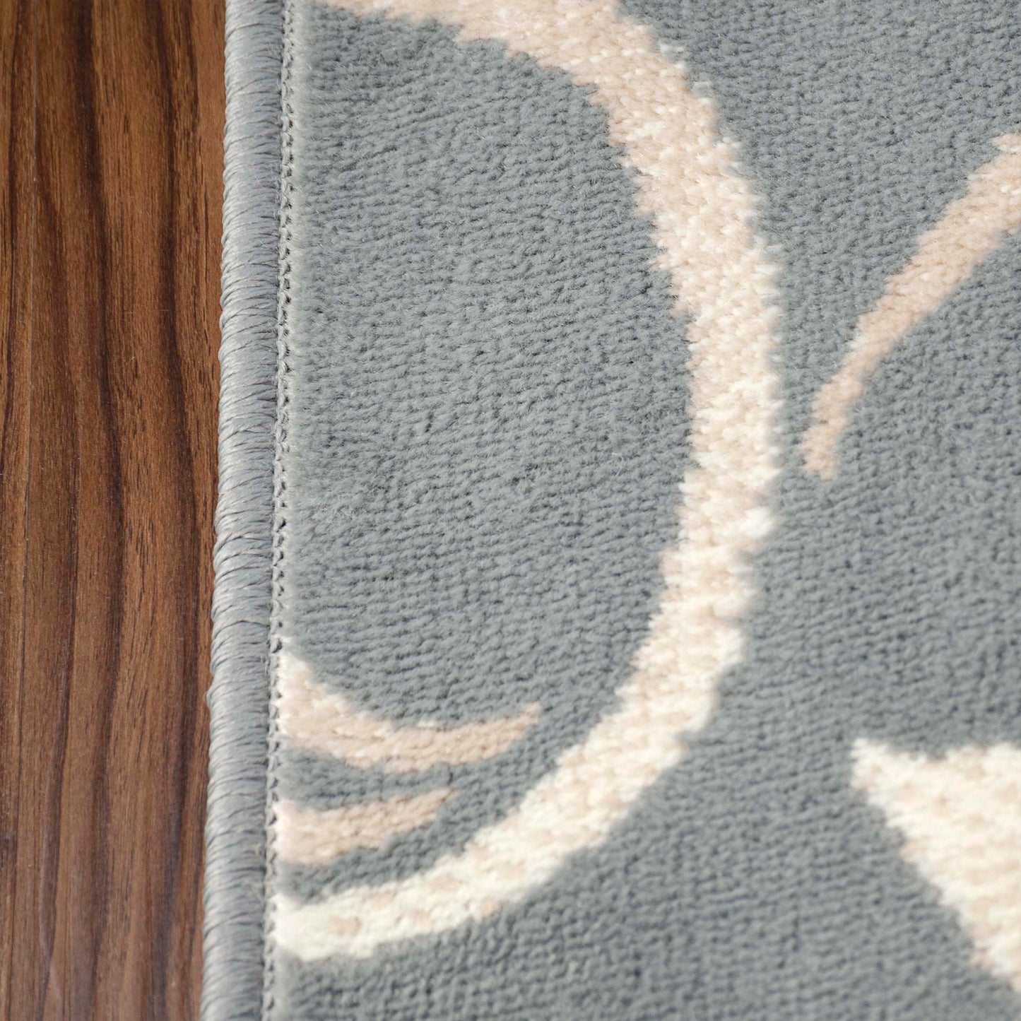 Vine Modern Floral Filigree Pattern Area Rug or Runner Rug