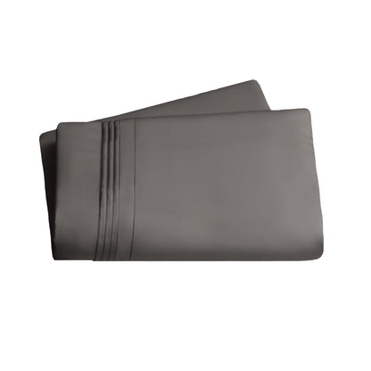 Egyptian Cotton 650 Thread Count Eco-Friendly Solid Sheet Set - Gray