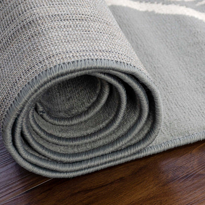 Vine Modern Floral Filigree Pattern Area Rug or Runner Rug