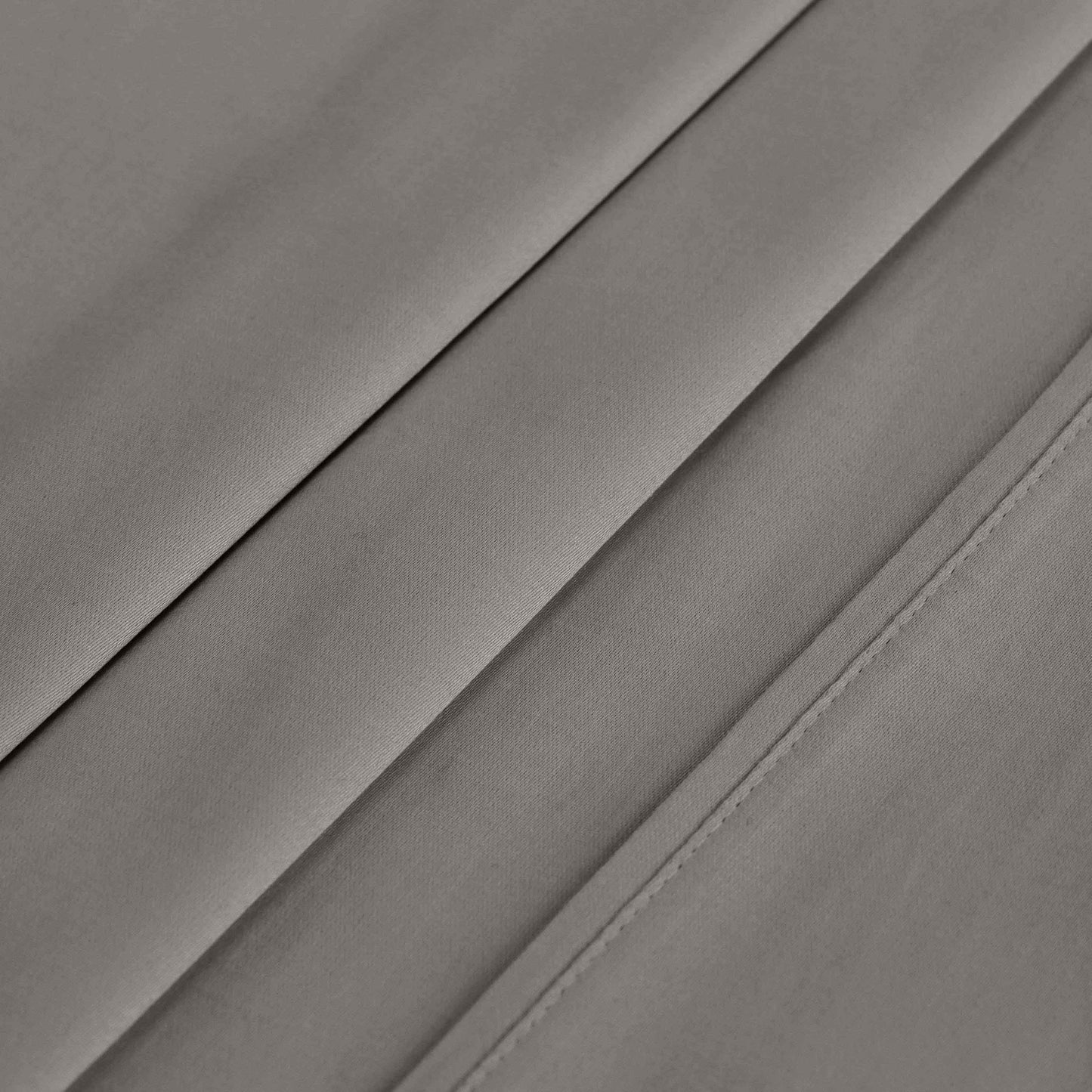 400 Thread Count Egyptian Cotton Solid Deep Pocket Sheet Set - Gray