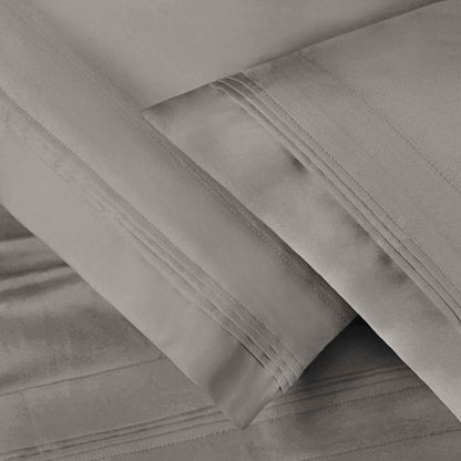 Premium 650 Thread Count Egyptian Cotton Solid Pillowcase Set