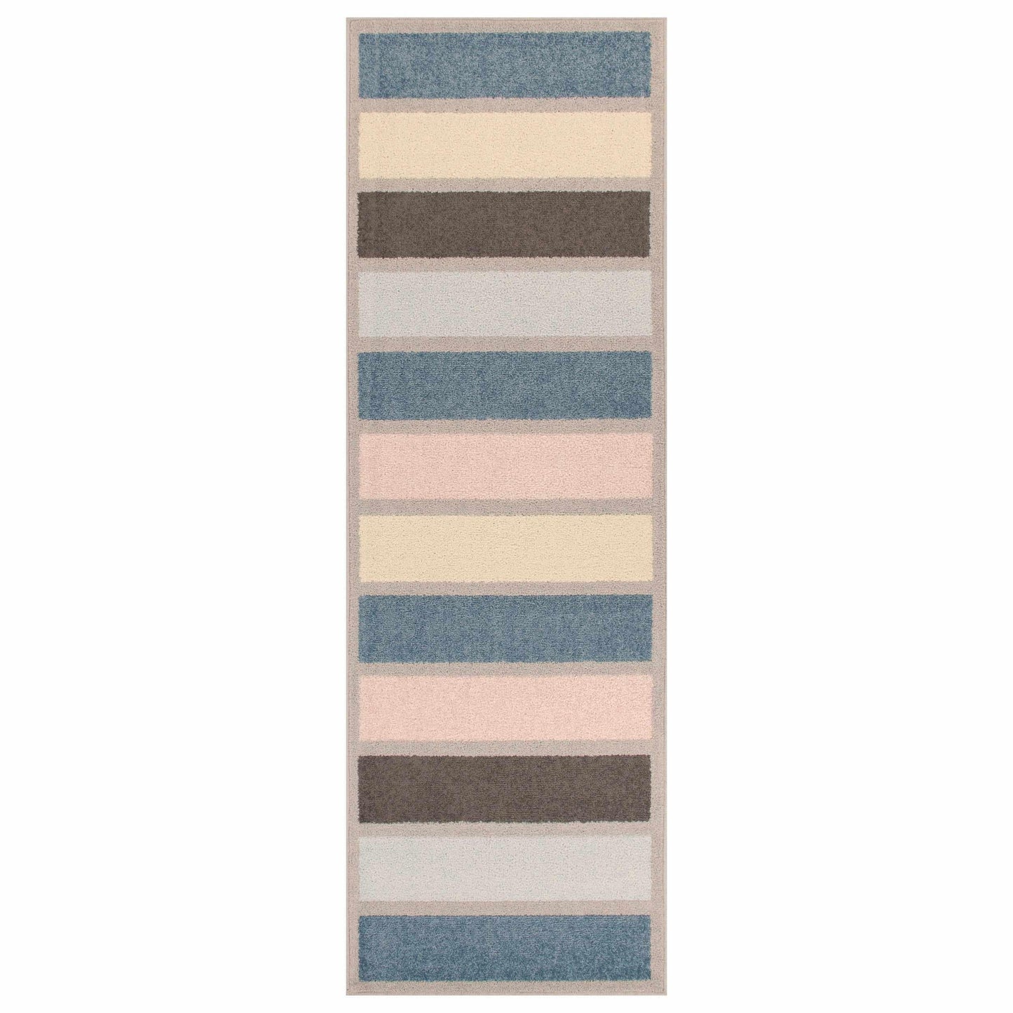 Superior Gypsy Pastel Modern Stripe Indoor Area Rug 