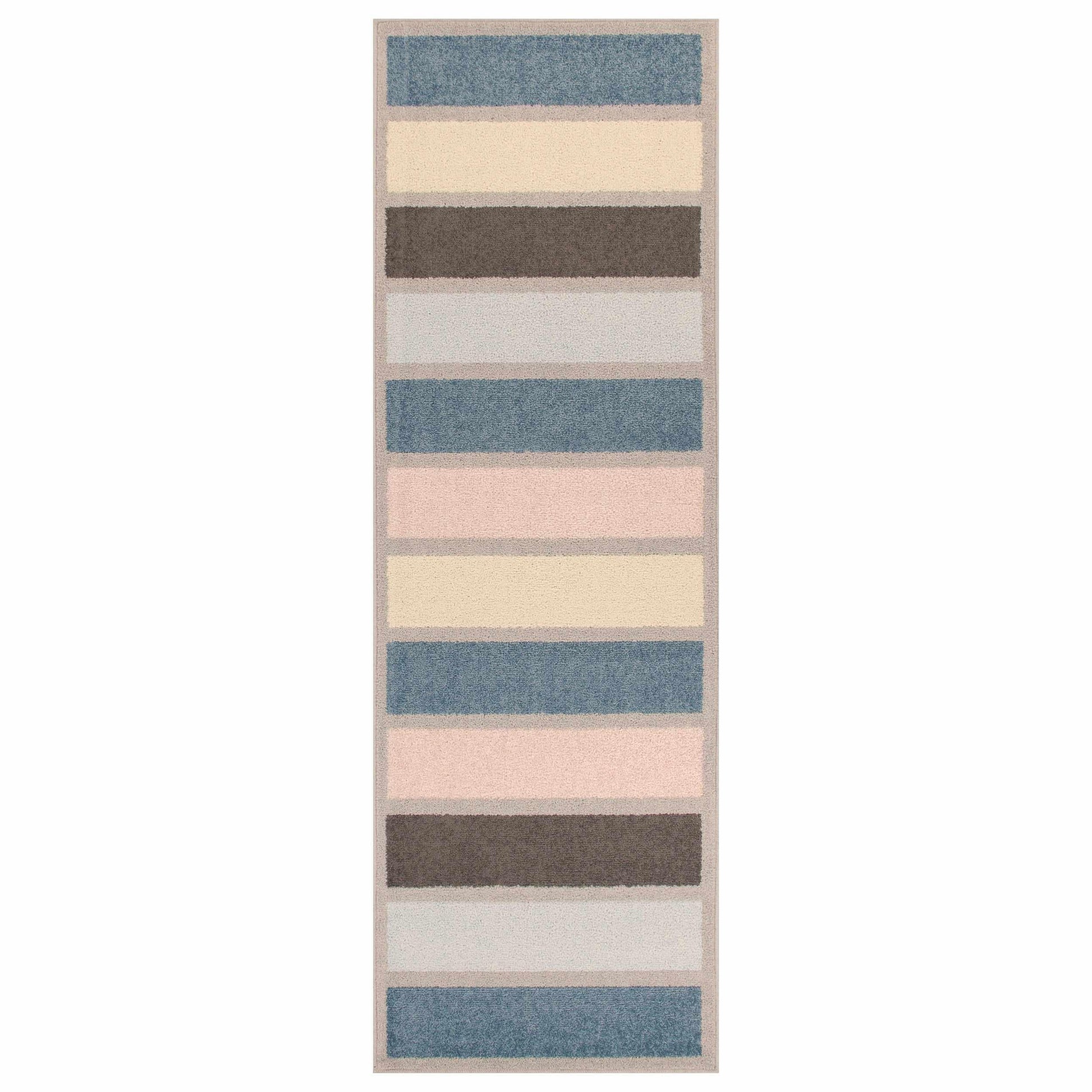 Superior Gypsy Pastel Modern Stripe Indoor Area Rug 