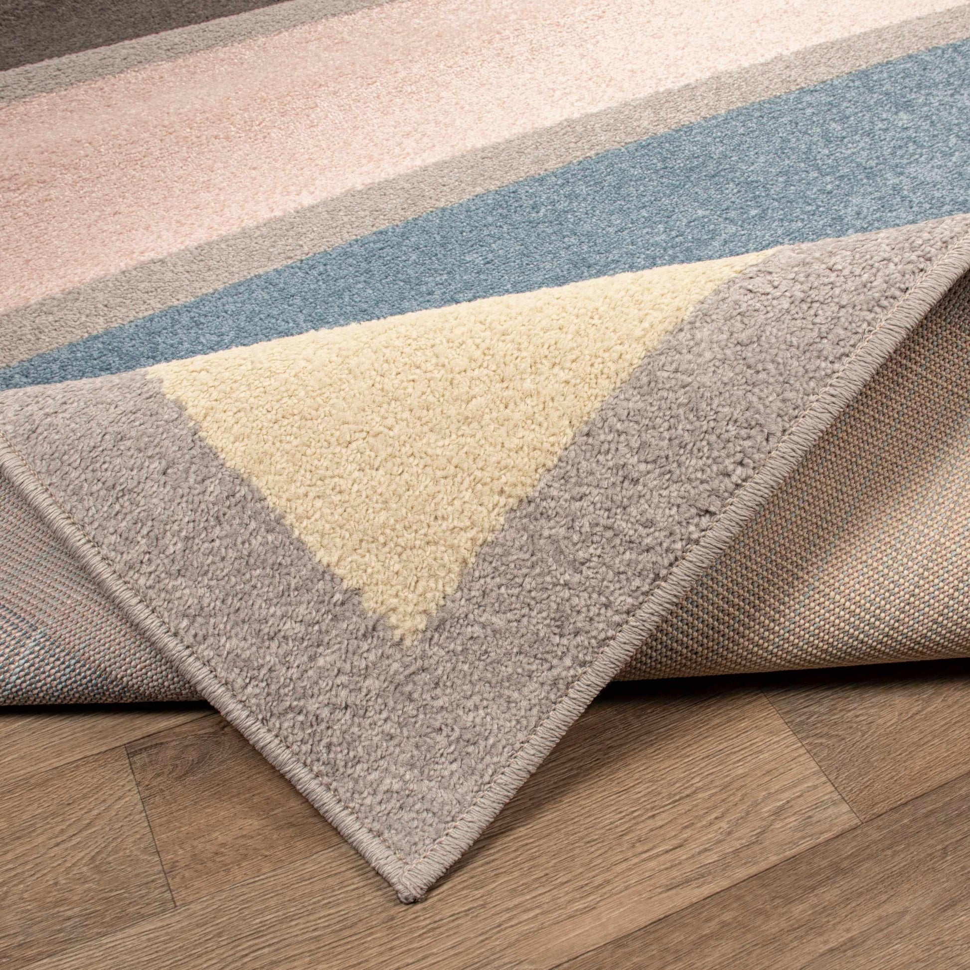 Superior Gypsy Pastel Modern Stripe Indoor Area Rug 