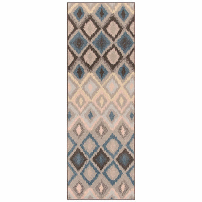  Superior Harlequin Contemporary Geometric Diamonds Indoor Area Rug 