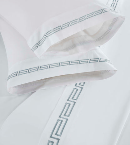 Harrison Cotton Greek Key Embroidered Deep Pocket Bed Sheet Set