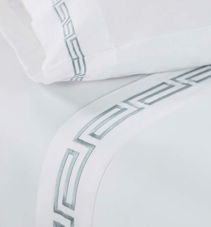 Harrison Cotton Greek Key Embroidered Deep Pocket Bed Sheet Set