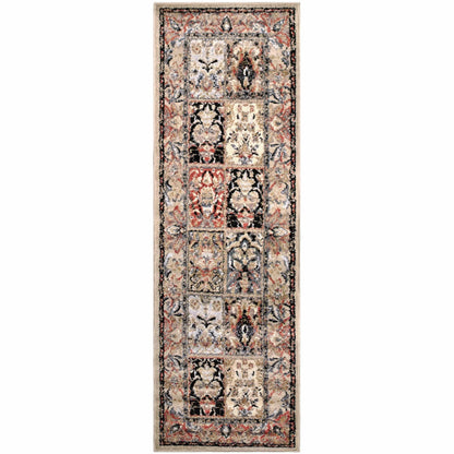  Superior Hollingsworth Distressed Oriental Floral Patchwork Area Rug 