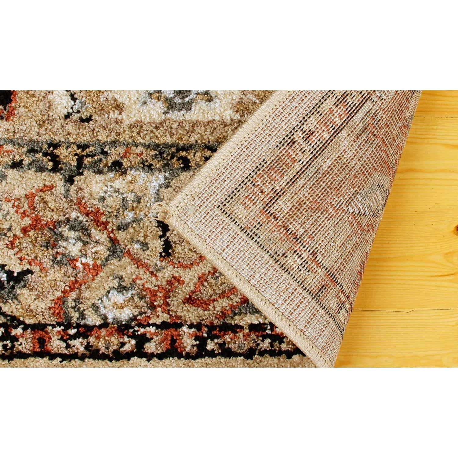  Superior Hollingsworth Distressed Oriental Floral Patchwork Area Rug 