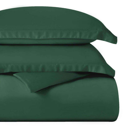 Egyptian Cotton 400 Thread Count Solid Luxury Duvet Cover Set