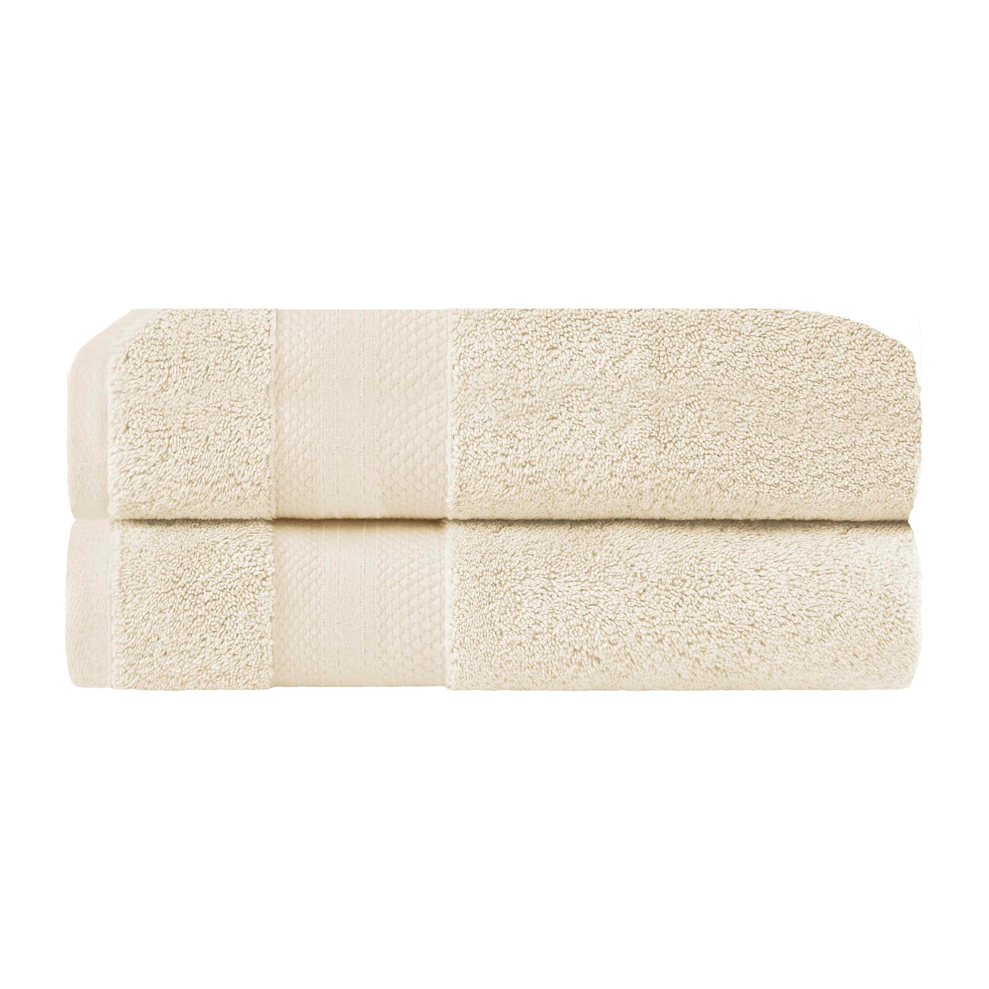 Superior Premium Turkish-Cotton Assorted Towel Set - Ivory