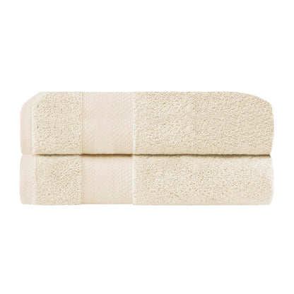 Superior Premium Turkish-Cotton Assorted Towel Set - Ivory