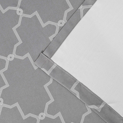 Imperial Trellis Washable Room Darkening Blackout Curtains, Set of 2