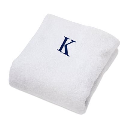 Superior Monogrammed Combed Cotton Lounge Chair Cover - K