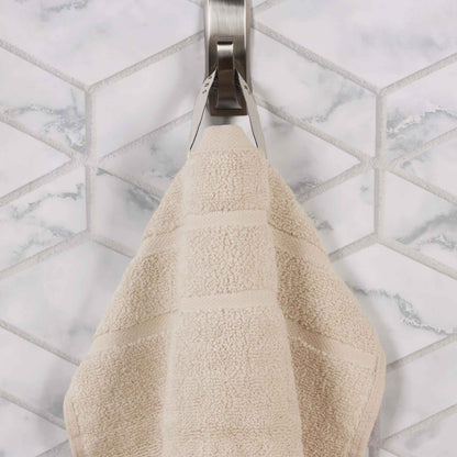 Napa Zero Twist Cotton Solid Waffle Honeycomb 6 Piece Towel Set