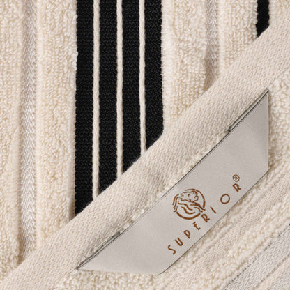 Sadie Zero Twist Cotton Solid Absorbent 3 Piece Towel Set
