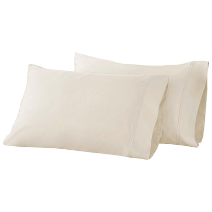 Egyptian Cotton 850 Thread Count Solid Luxury Pillowcases, Set of 2