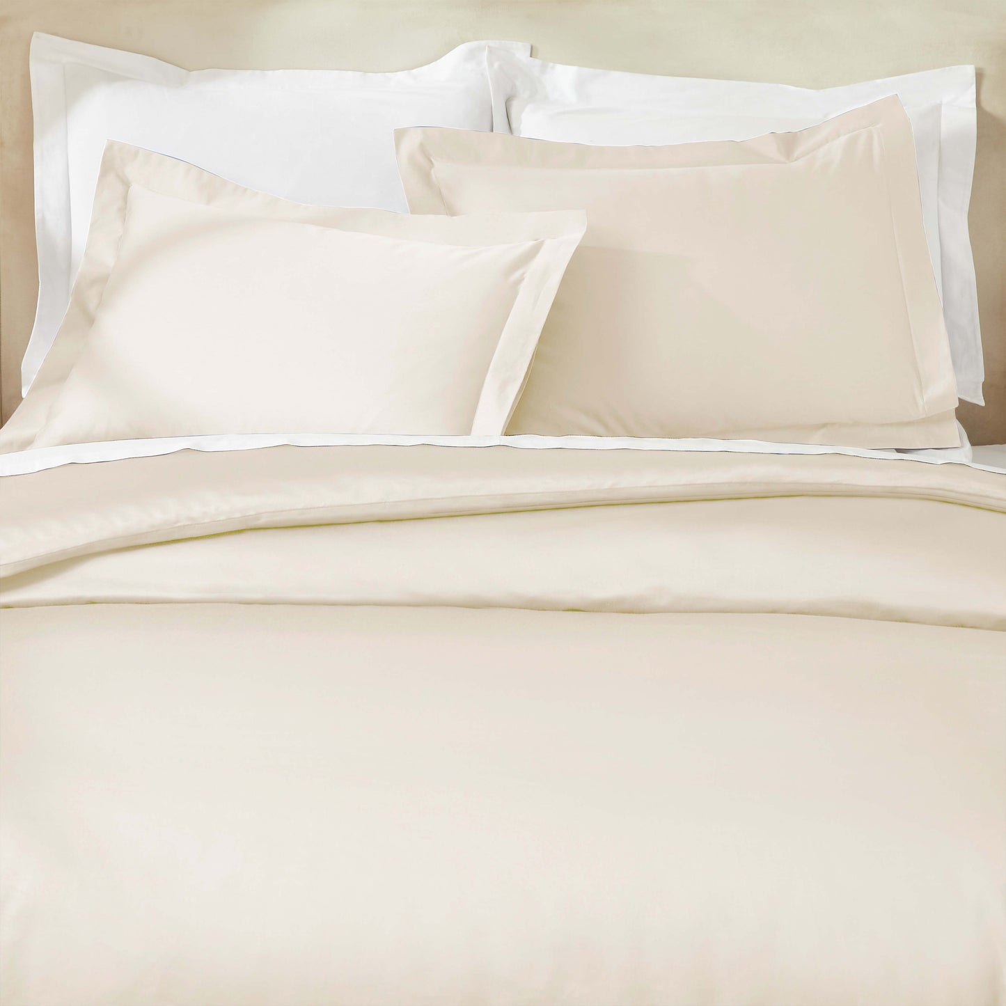 Egyptian Cotton 850 Thread Count Solid Luxury 3 Piece Duvet Cover Set