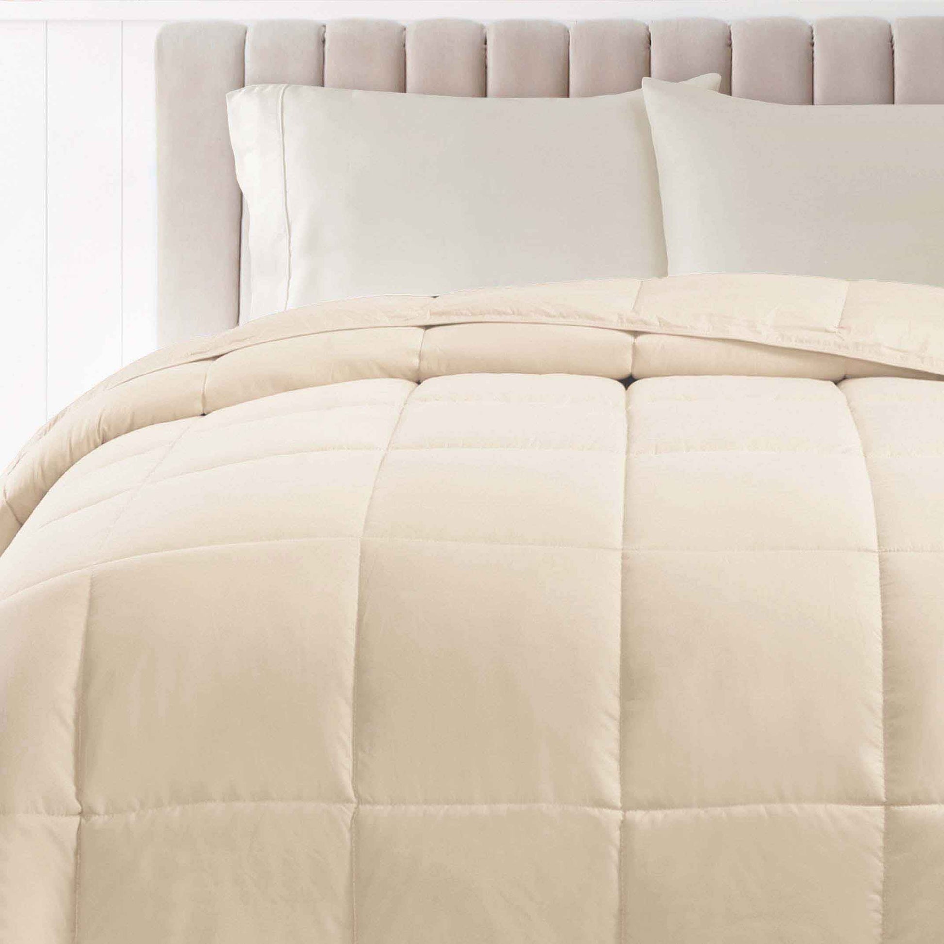 Classic All-Season Reversible Down Alternative Comforter - Ivory