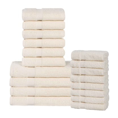 Highly Absorbent Eco-Friendly Soft Cotton 18 Piece Towel Set
