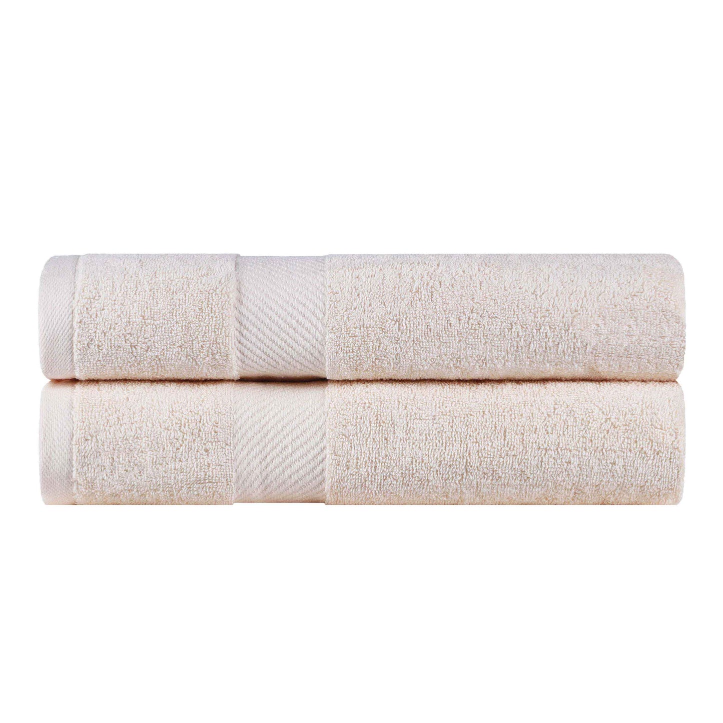 Kendell Egyptian Cotton Solid Medium Weight Bath Towel Set of 2