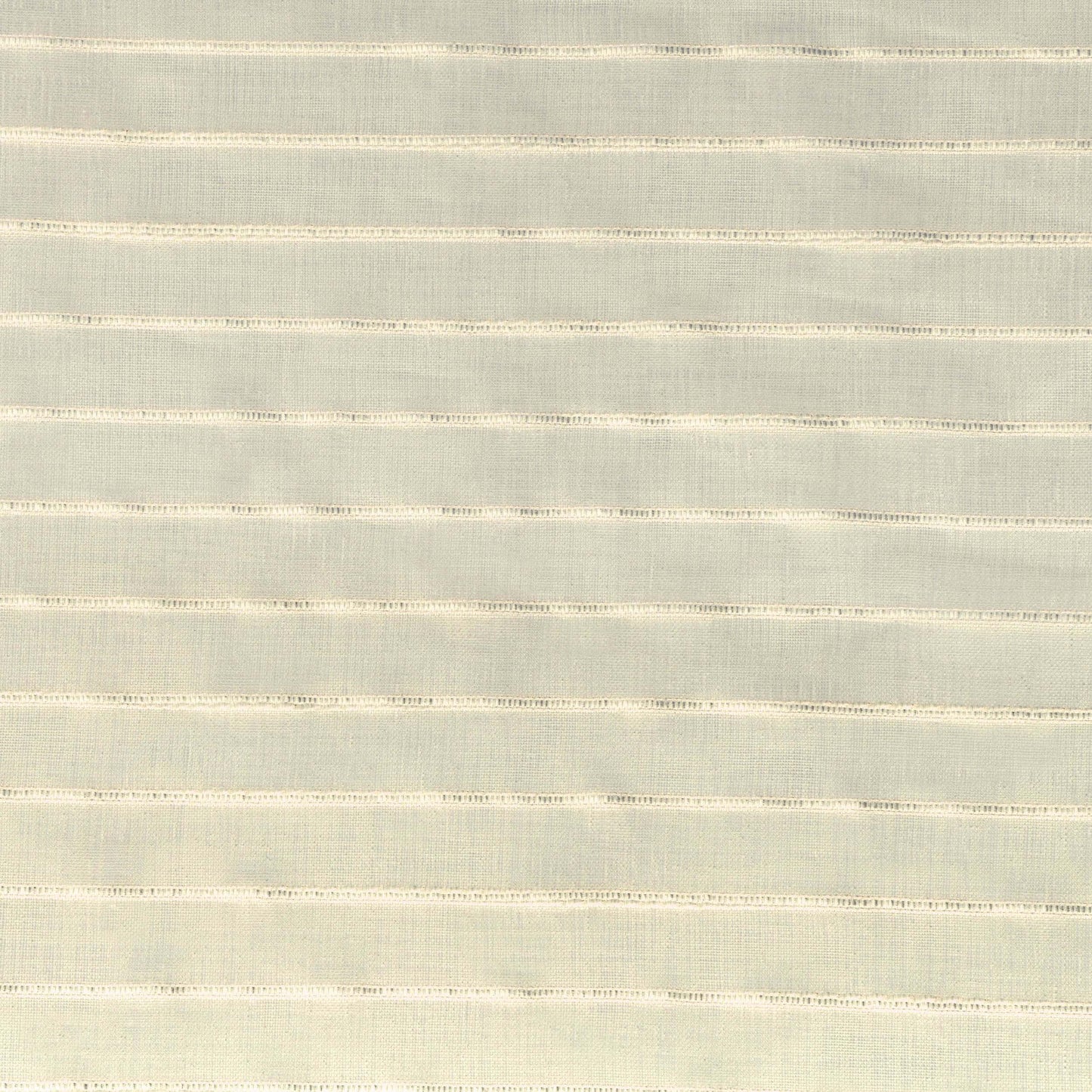 Jackson Striped Sheer Window Curtain Panels - Ivory