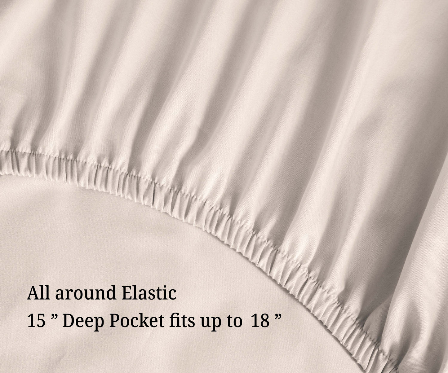 Egyptian Cotton 700 Thread Count Eco Friendly Solid Sheet Set - Ivory