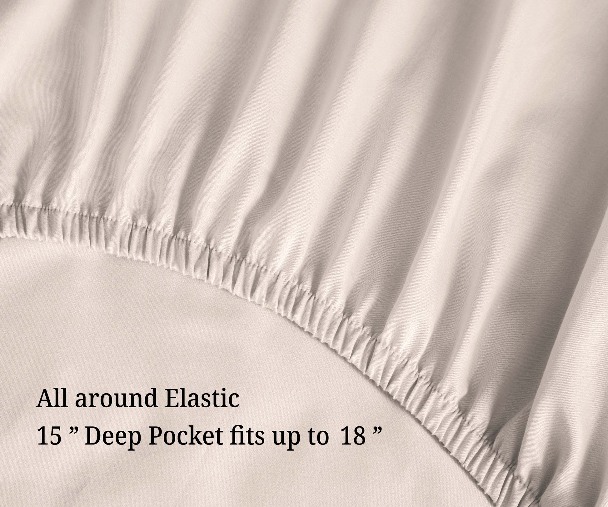 Egyptian Cotton 700 Thread Count Eco Friendly Solid Sheet Set - Ivory