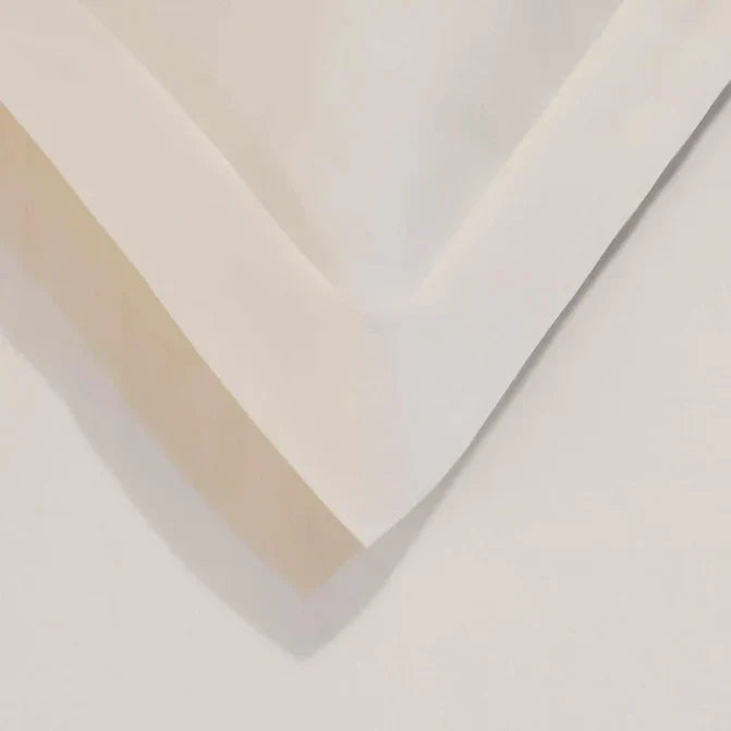 Egyptian Cotton 700 Thread Count Duvet Cover Bedding Set - Ivory