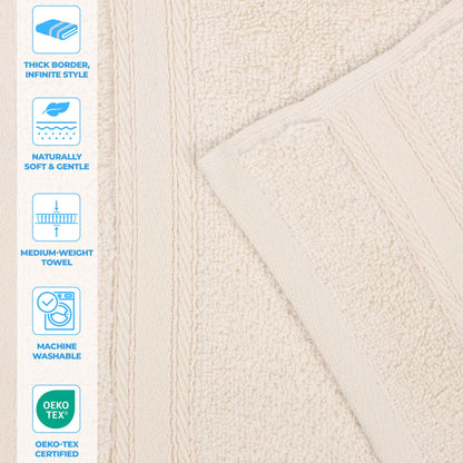 Belmont Zero Twist Cotton Medium Weight 3 Piece Towel Set