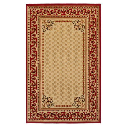 Longfield Traditional Oriental Area Rug - Ivory