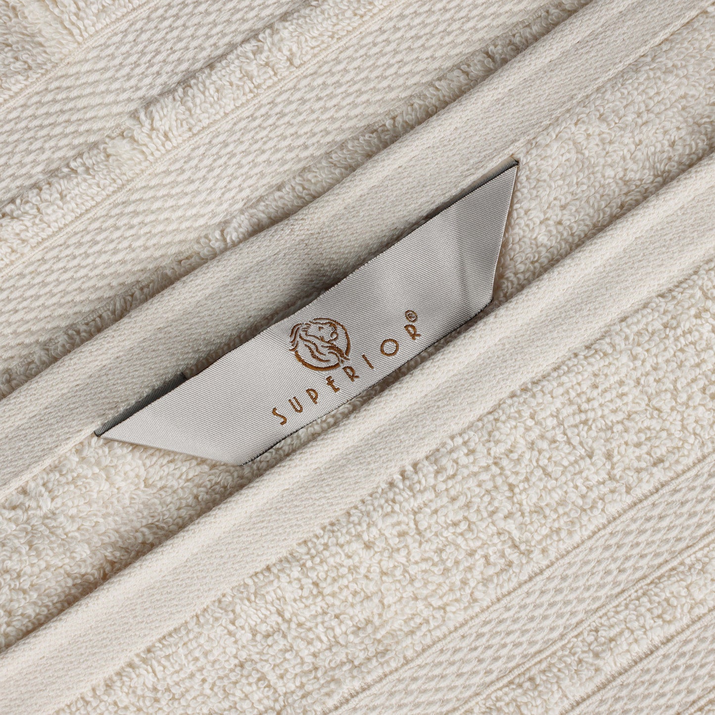 Ultra Soft Cotton Absorbent Solid Assorted 6 Piece Towel Set