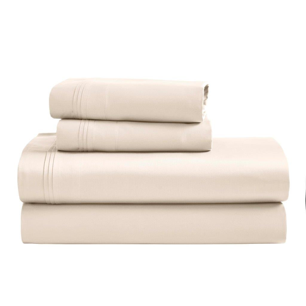 Egyptian Cotton 1500 Thread Count Eco Friendly Solid Sheet Set - Ivory