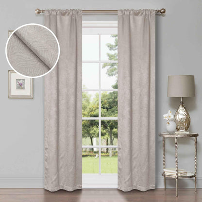 Waverly Thermal Blackout Grommet Curtain Panel Set 26"