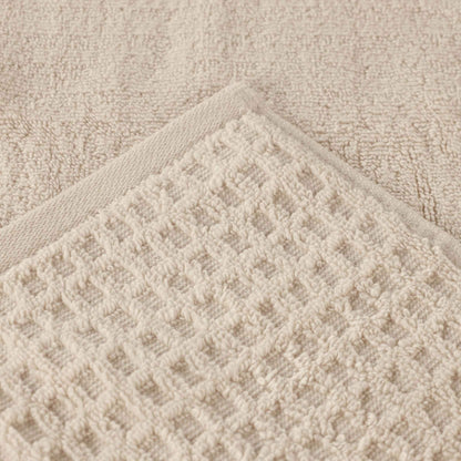 Napa Zero Twist Cotton Solid Waffle Honeycomb 9 Piece Towel Set