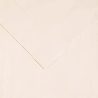 Cotton Percale Modern Traditional Duvet Cover Set - Ivory